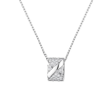 [Avelora Jewelry ]LIENS EVIDENCE DIAMOND PAVED NECKLACE
