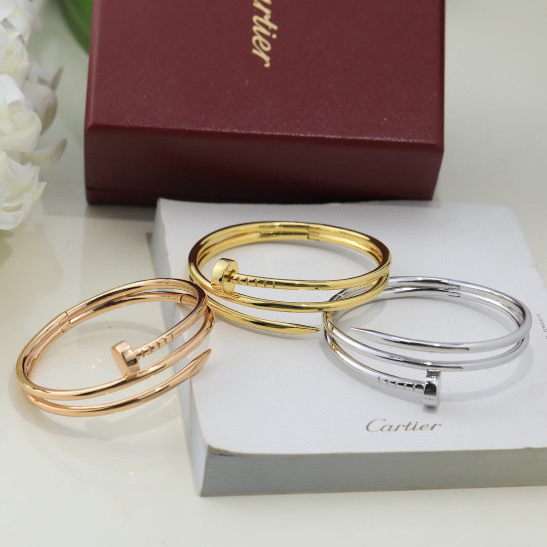 [Avelora]DOUBLE-WRAP NAIL BANGLE