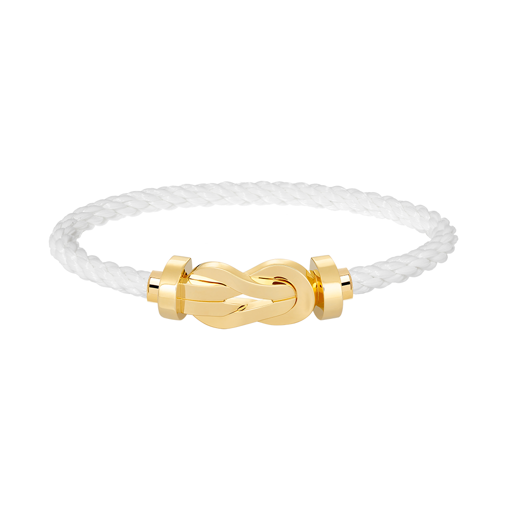 [Avelora Jewelry ]CHANCE LARGE 8 FIGURE BUCKLE NO DIAMOND BRACELET GOLD