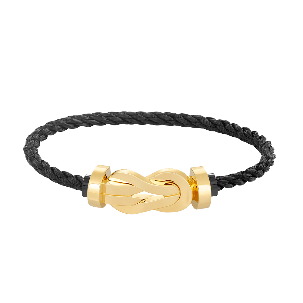 [Avelora Jewelry ]CHANCE LARGE 8 FIGURE BUCKLE NO DIAMOND BRACELET GOLD