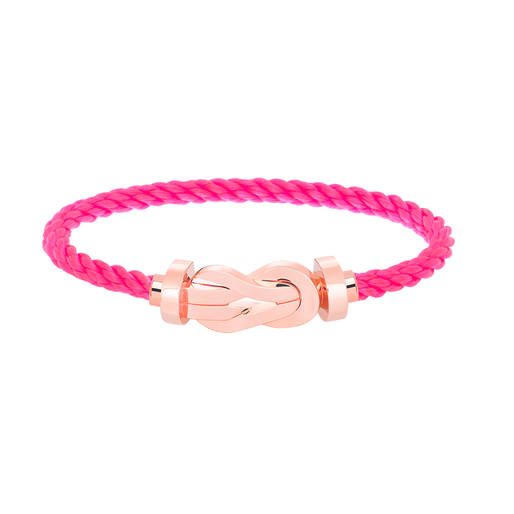 [Avelora Jewelry ]CHANCE LARGE 8 FIGURE BUCKLE NO DIAMOND BRACELET ROSE GOLD