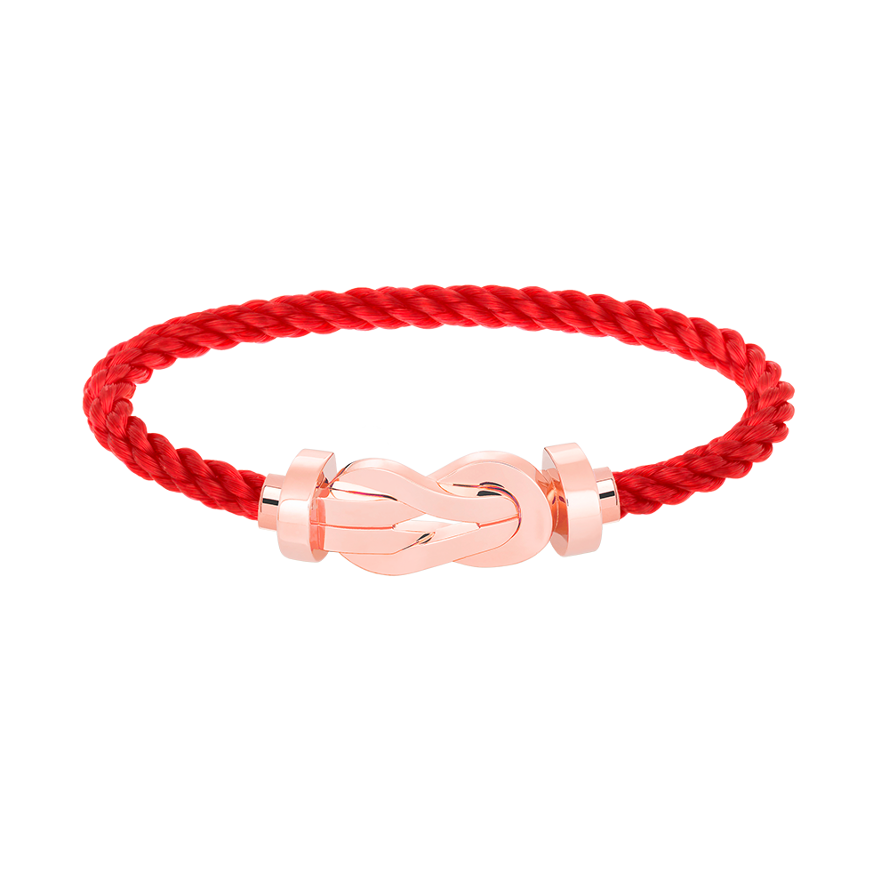 [Avelora Jewelry ]CHANCE LARGE 8 FIGURE BUCKLE NO DIAMOND BRACELET ROSE GOLD