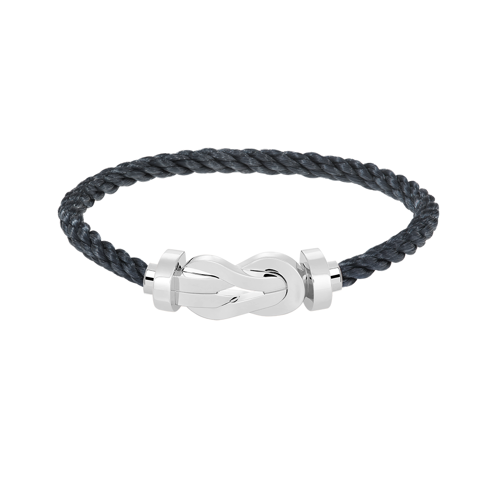 [Avelora Jewelry ]CHANCE LARGE 8 FIGURE BUCKLE NO DIAMOND BRACELET SILVER