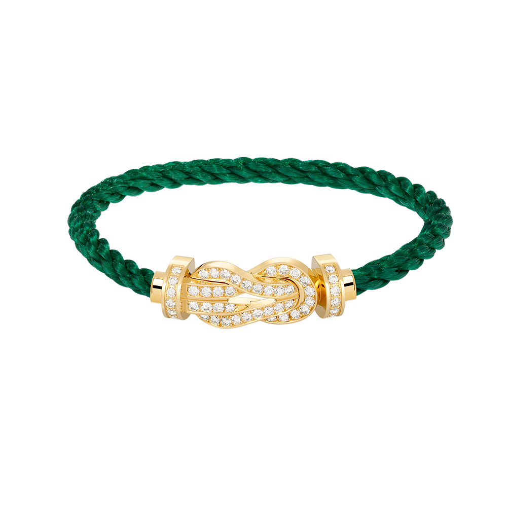 [Avelora Jewelry ]CHANCE LARGE 8 FIGURE BUCKLE FULLDIAMOND BRACELET GOLD