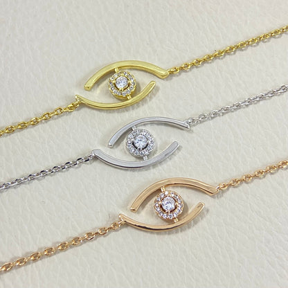 [Avelora]LUCKY EYE PAVÉ-SET DIAMOND BRACELET