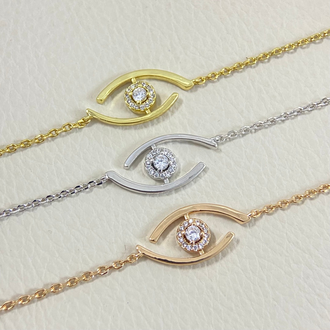 [Avelora Jewelry]Lucky Eye Pave-Set Diamond Bracelet