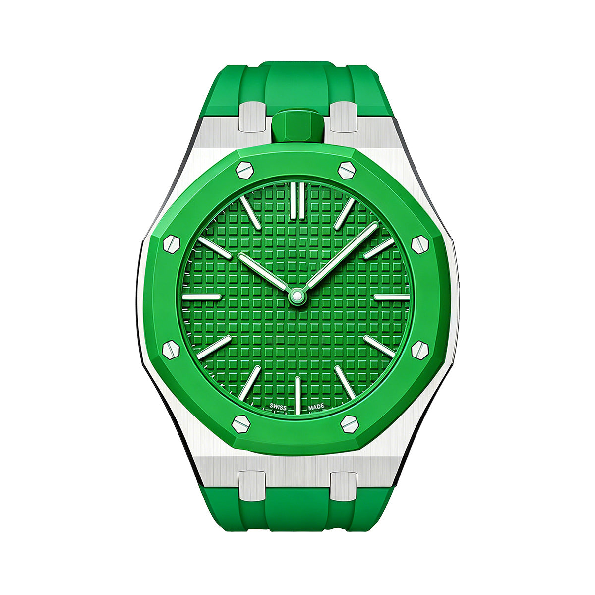 [Avelora]ROYAL OAK POP EXCLUSIVE STEEL CASE & SILICONE STRAP
