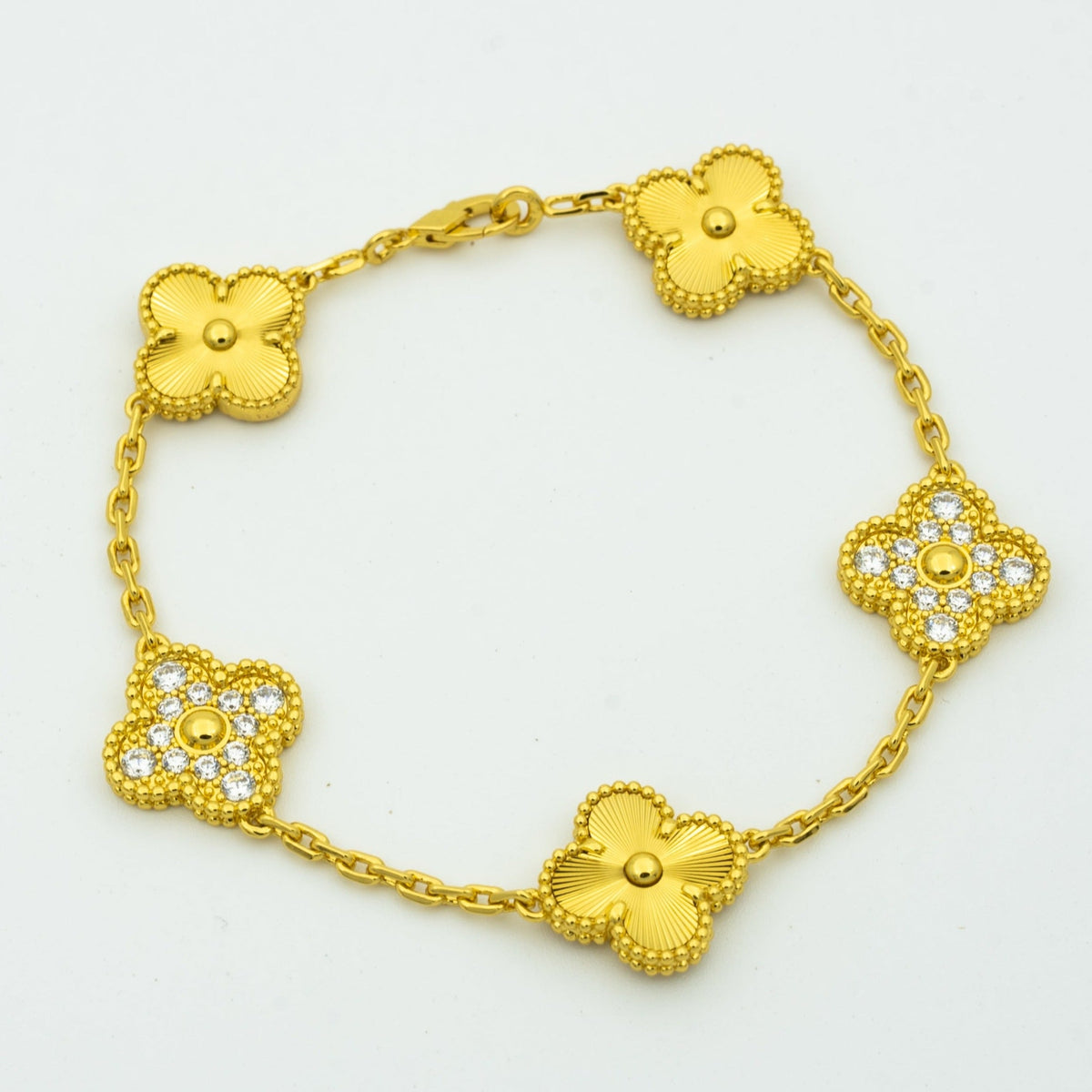 [Avelora Jewelry ] CLOVER 5 MOTIF LASER BRACELET COLLECTION