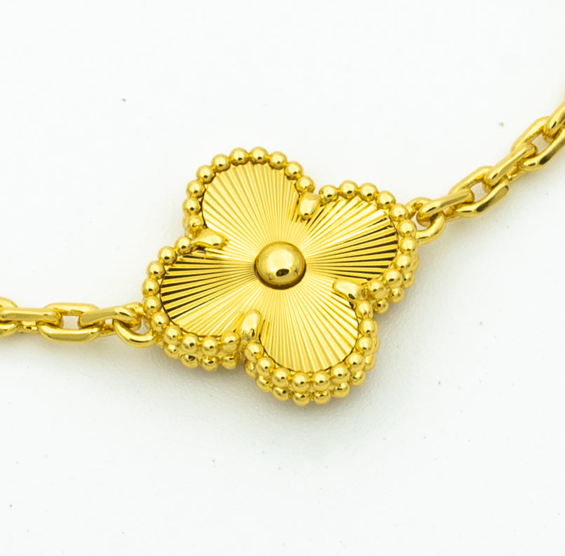 [Avelora Jewelry ] CLOVER 5 MOTIF LASER BRACELET COLLECTION