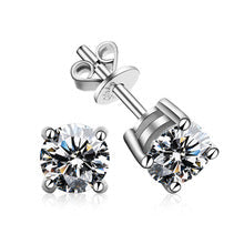 [Avelora]FOUR-PRONG MOISSANITE EARRINGS