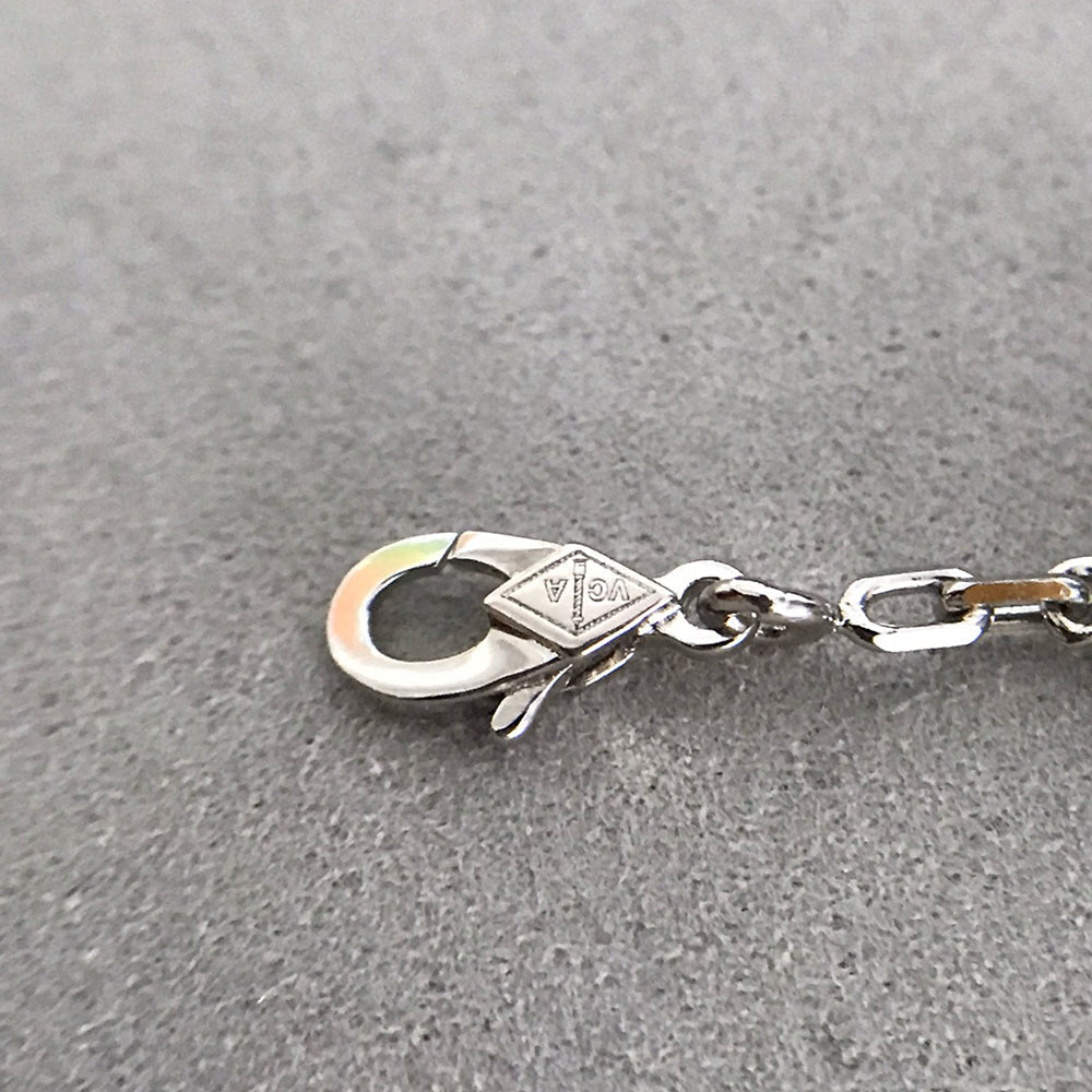 [Avelora]LUCKY CLOVER 5-MOTIF BRACELET - BLACK OXNY COLLECTION