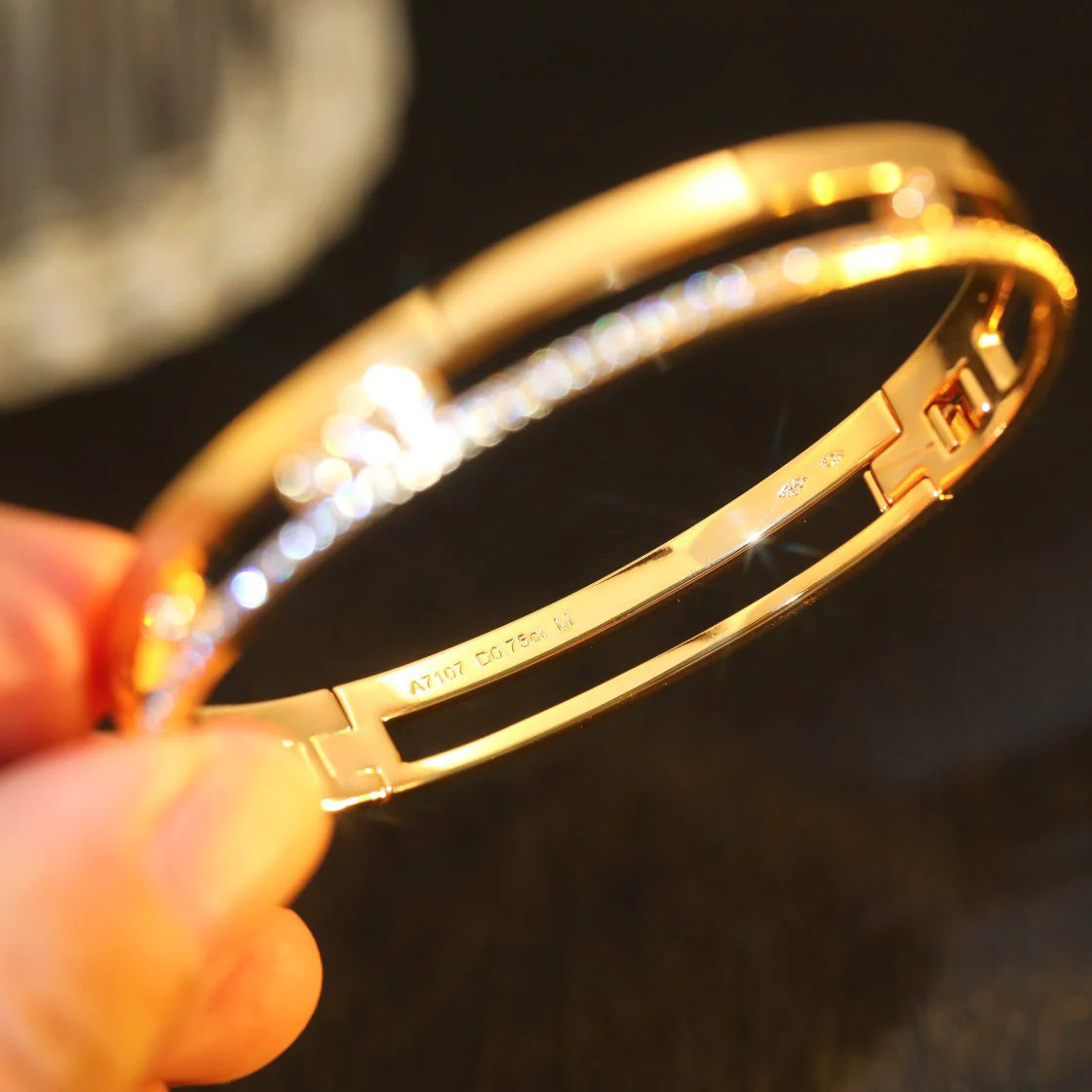 [Avelora Jewelry]Move Romane Diamond Bangle Bracelet
