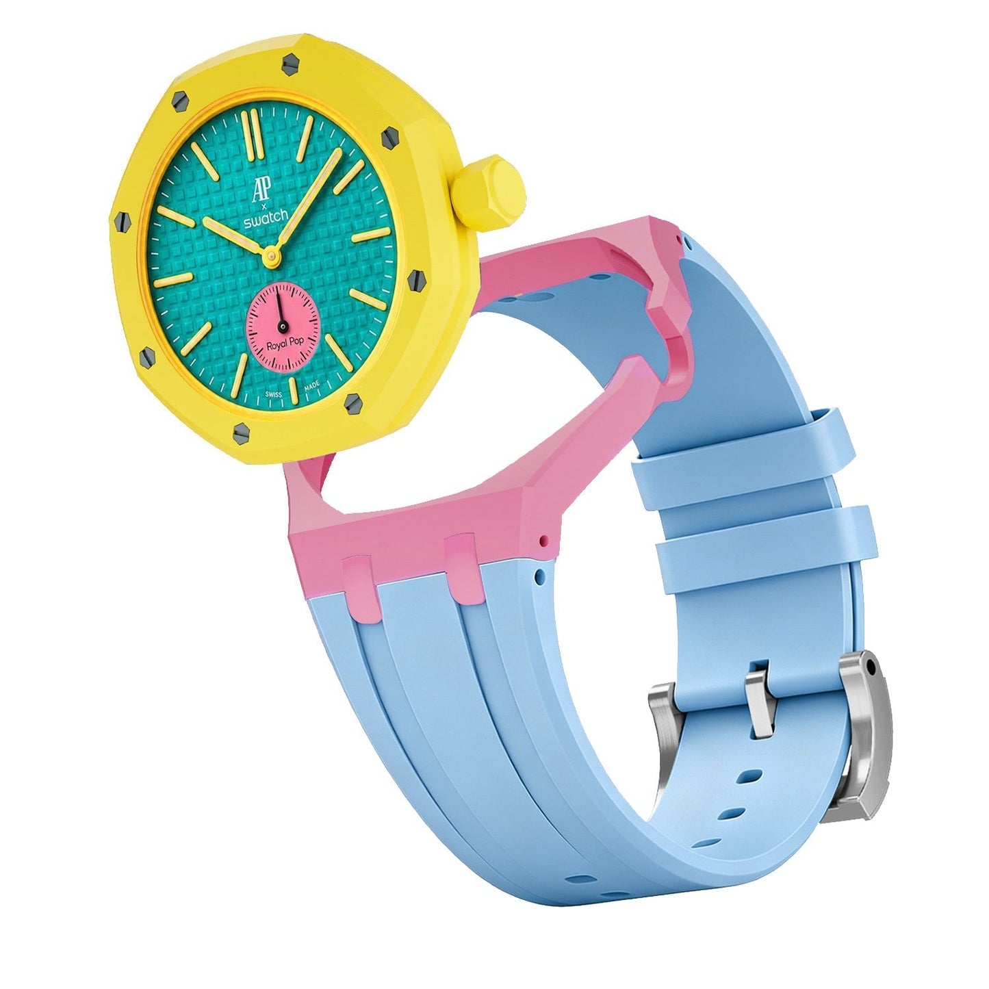 [Avelora]Royal Oak Pop Exclusive Bioceramic Case & Silicone Strap Mix Color