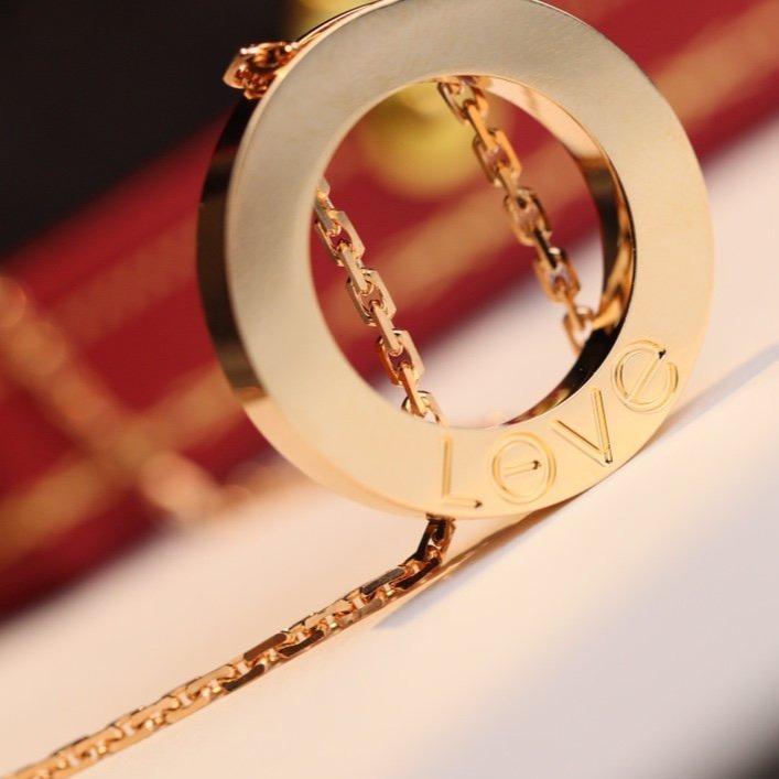 [Avelora Jewelry ]LOVE NECKLACE ADJUSTABLE ROSE GOLD
