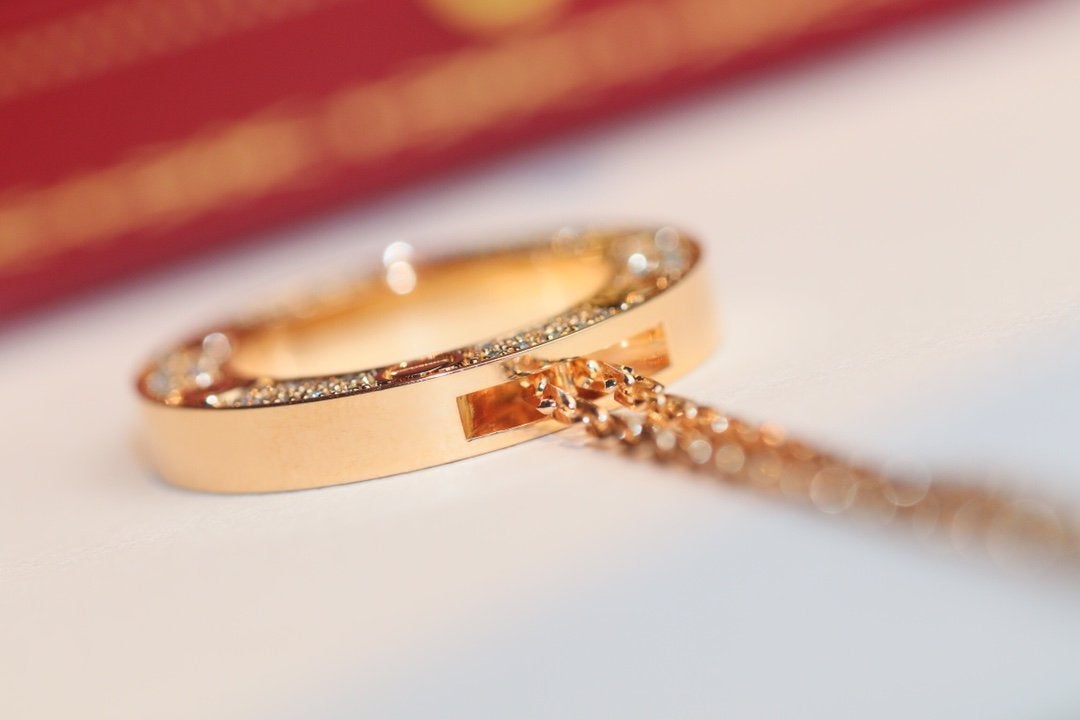 [Avelora Jewelry ]LOVE NECKLACE ADJUSTABLE ROSE GOLD