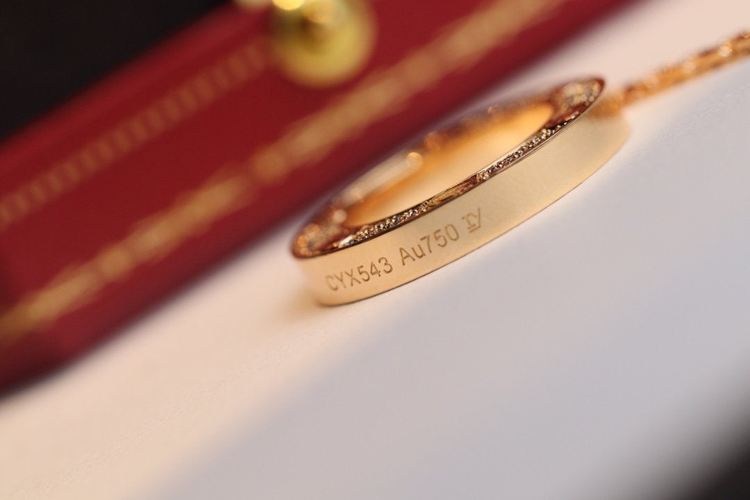 [Avelora Jewelry ]LOVE NECKLACE ADJUSTABLE ROSE GOLD