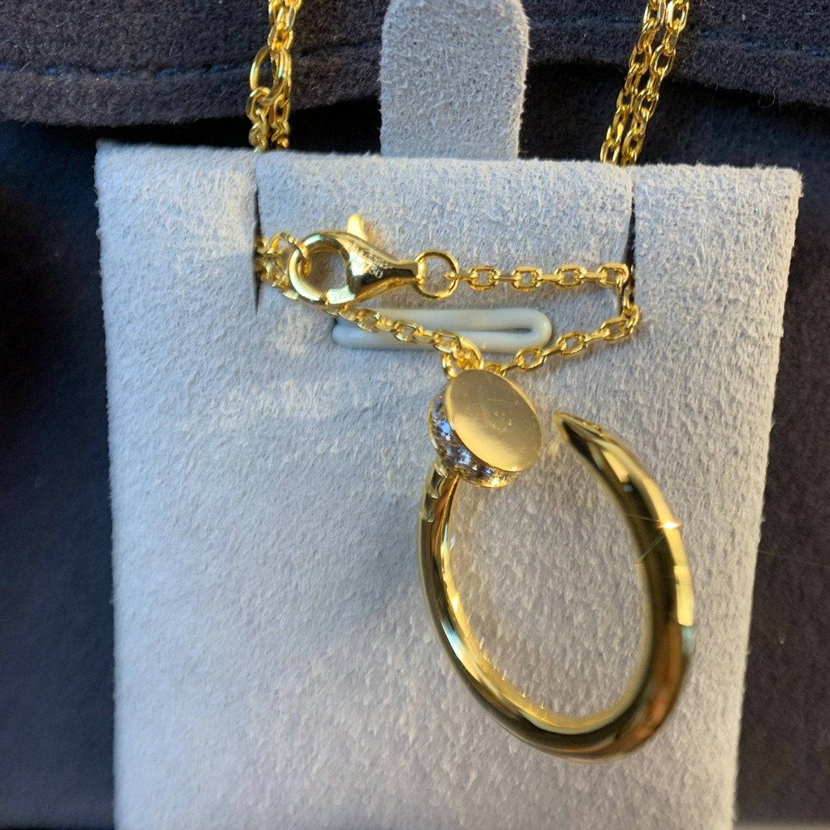 [Avelora Jewelry ]JUSTE NECKLACE GOLD DIAMONDS