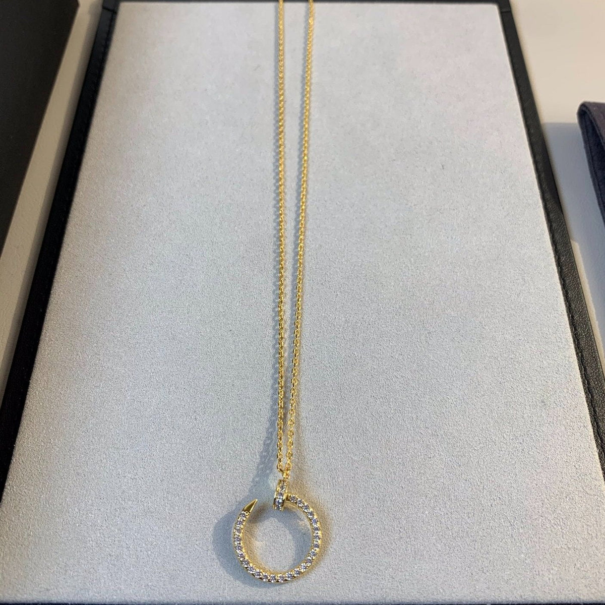 [Avelora Jewelry ]JUSTE NECKLACE GOLD DIAMONDS