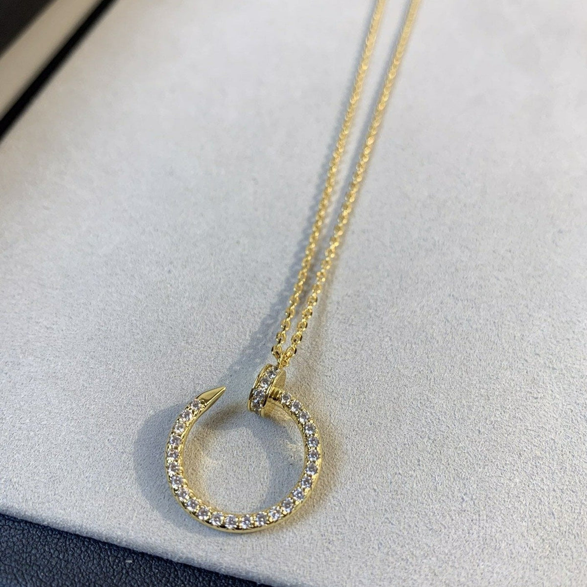 [Avelora Jewelry ]JUSTE NECKLACE GOLD DIAMONDS