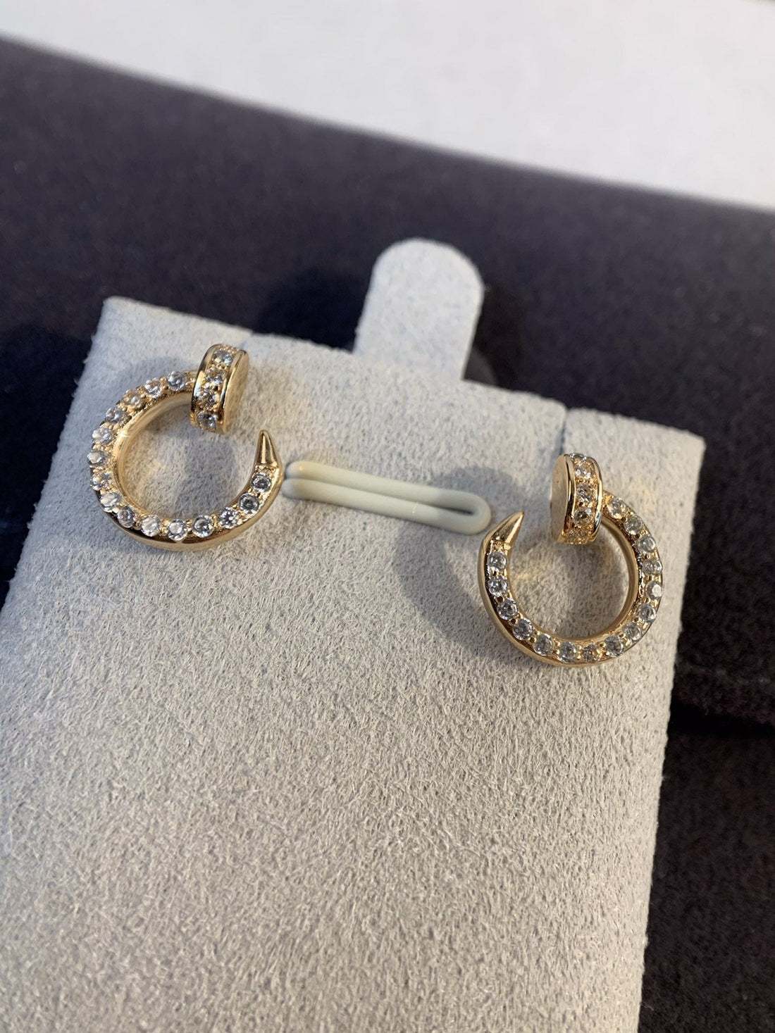 [Avelora Jewelry ]JUSTE EARRINGS GOLD DIAMONDS