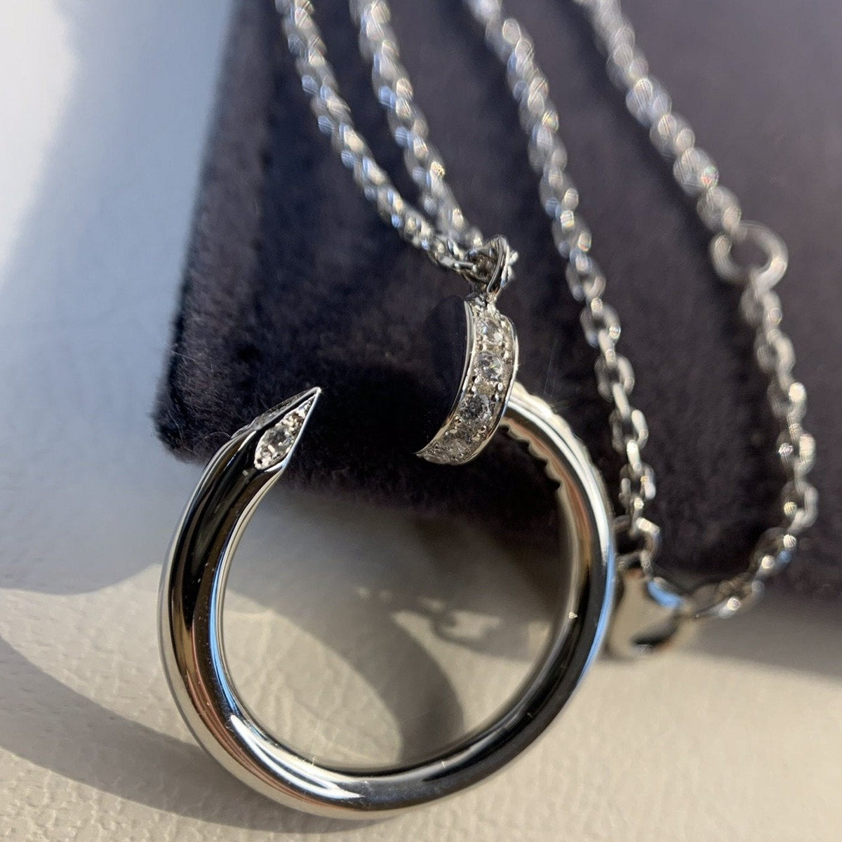 [Avelora Jewelry ]JUSTE NECKLACE SILVER