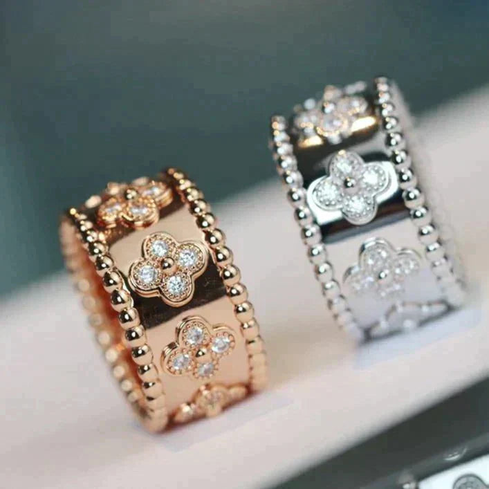 [Avelora Jewelry ]CLOVER KALEIDOSCOPE RING 10MM