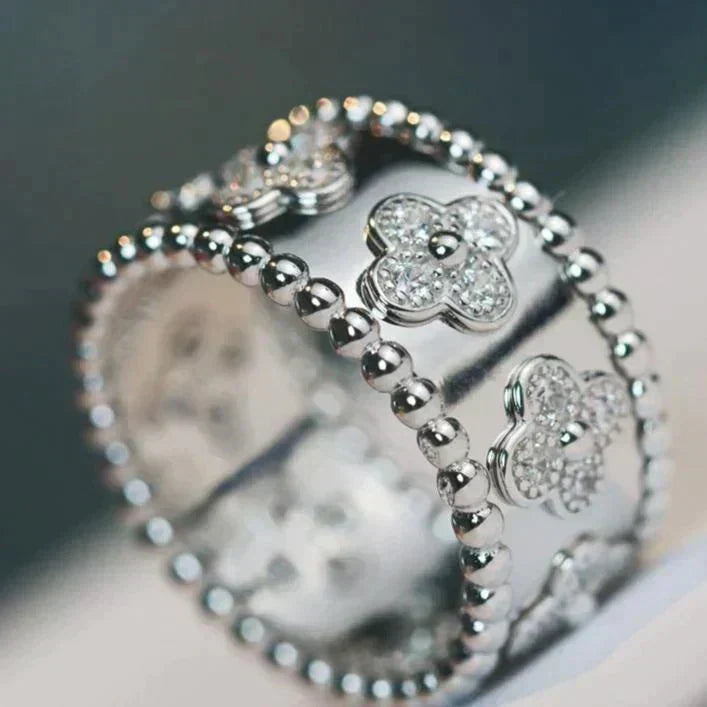[Avelora Jewelry ]CLOVER KALEIDOSCOPE RING 10MM