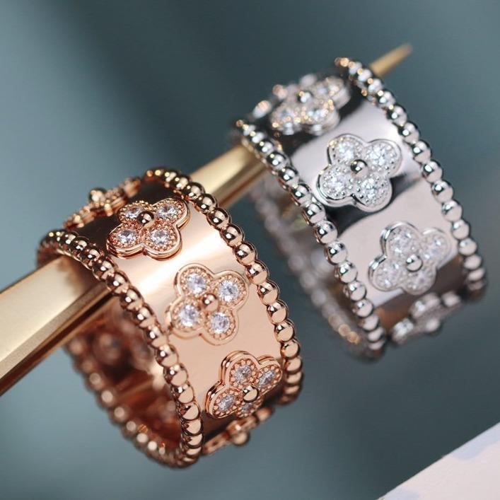 [Avelora Jewelry ]CLOVER KALEIDOSCOPE RING 10MM