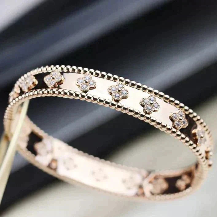 [Avelora Jewelry ]CLOVER BRACELET 8MM DIAMONDS