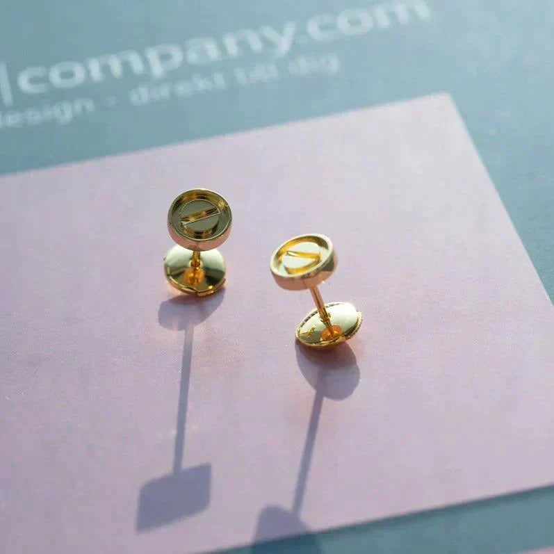 [Avelora Jewelry ]LOVE EARRINGS GOLD 10MM
