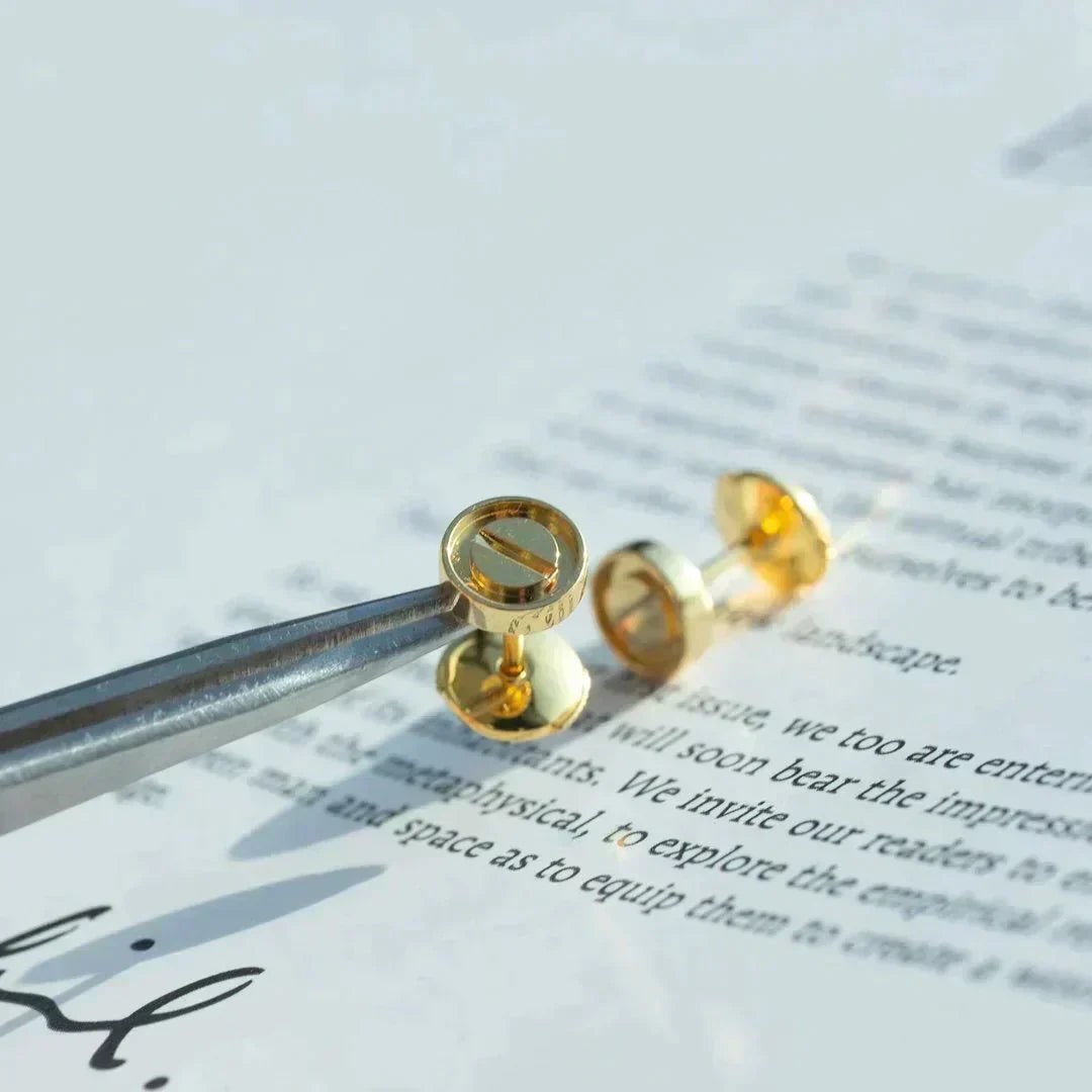[Avelora Jewelry ]LOVE EARRINGS GOLD 10MM