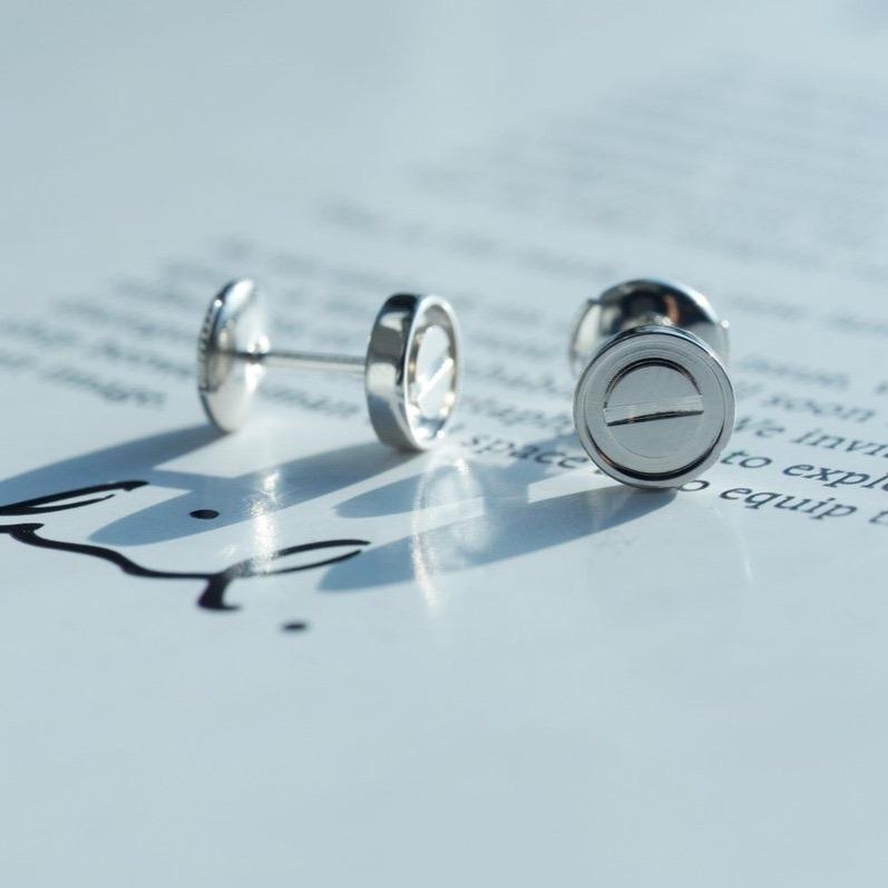 [Avelora Jewelry ]LOVE EARRINGS SILVER 10MM