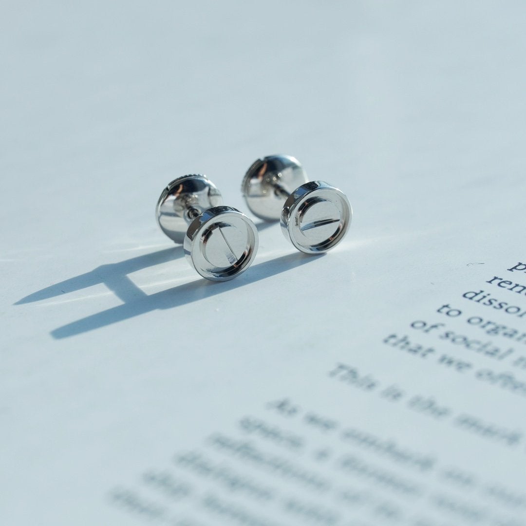 [Avelora Jewelry ]LOVE EARRINGS SILVER 10MM