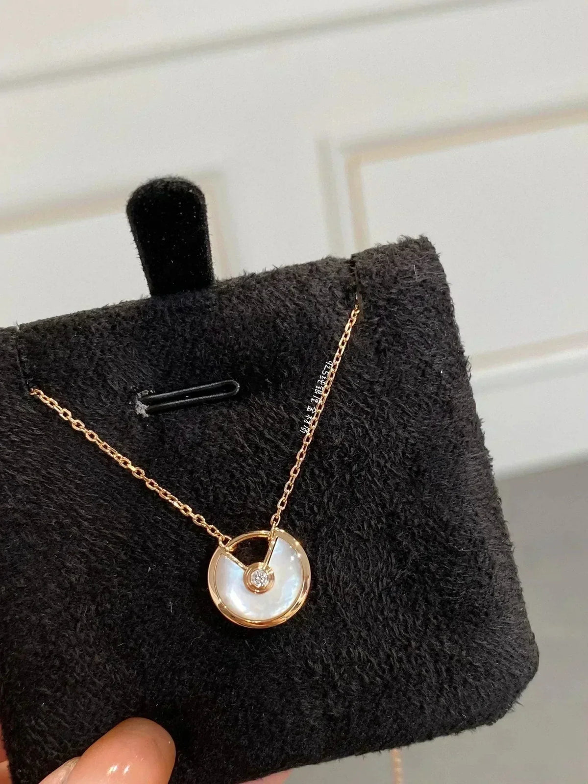 [Avelora Jewelry ]AMULETTE ROSE GOLD MOP NECKLACE