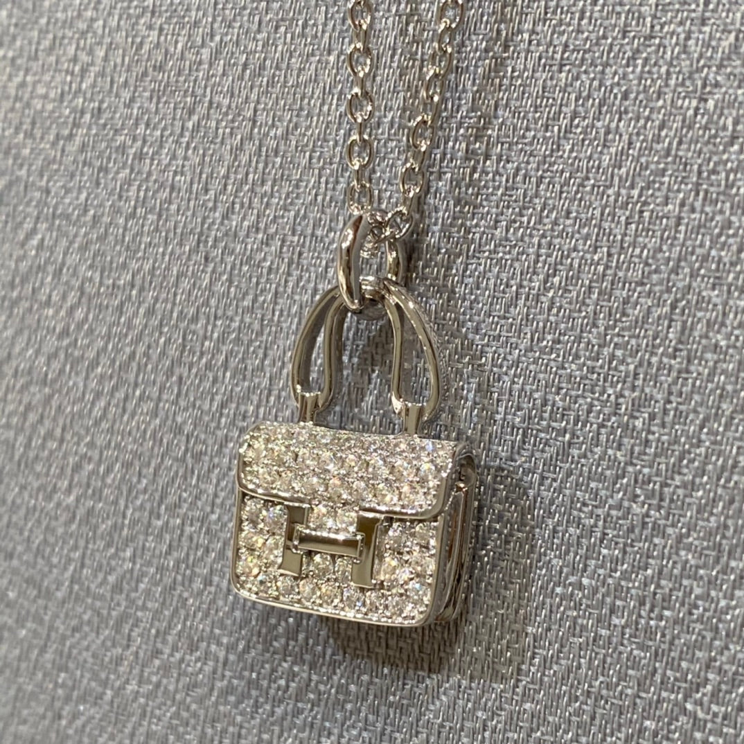 [Avelora Jewelry ]CONSTANCE PEDANT DIAMOND NECKLACE