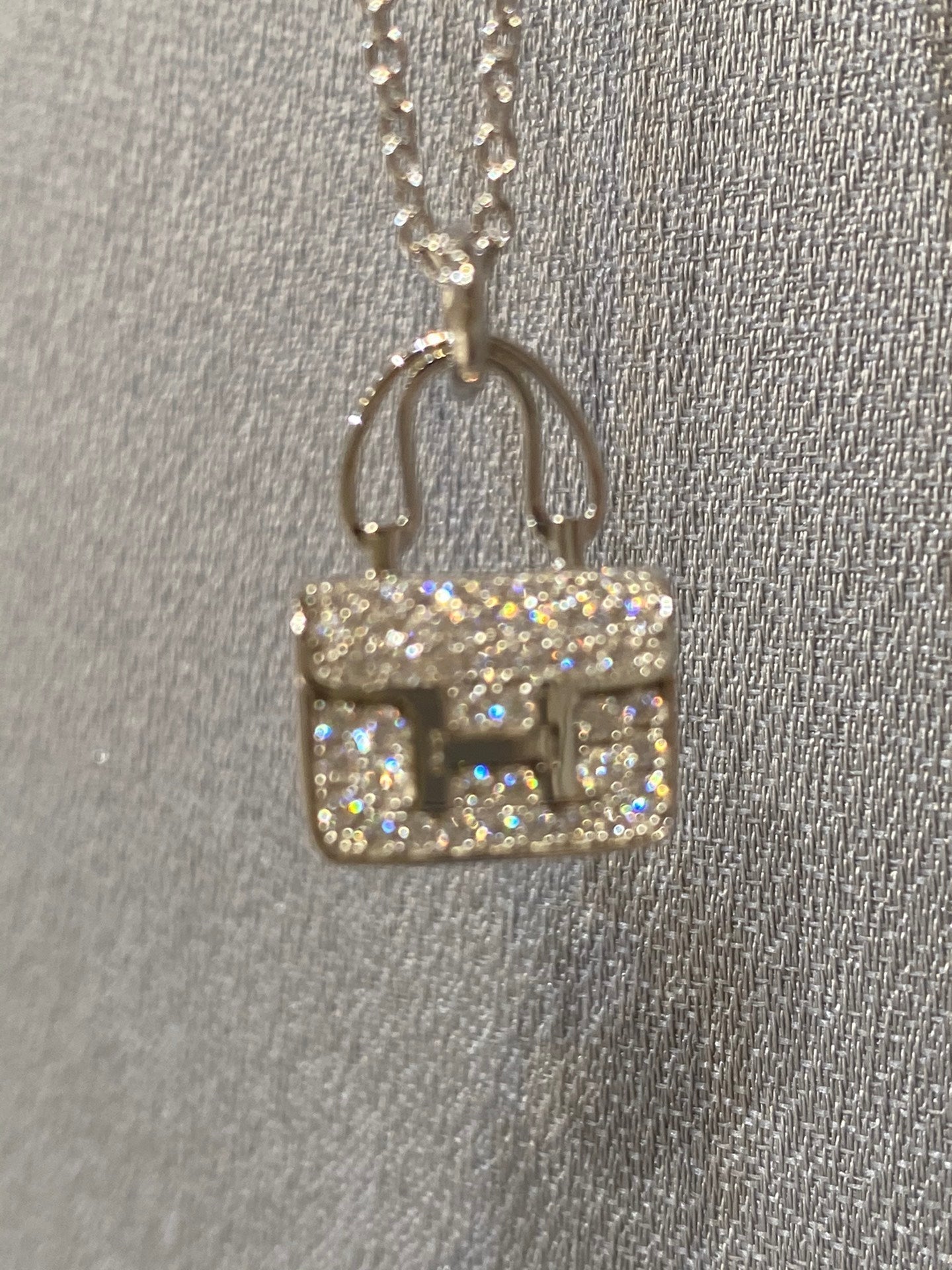 [Avelora]CONSTANCE PEDANT DIAMOND NECKLACE