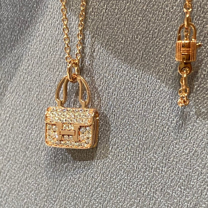 [Avelora]CONSTANCE PEDANT DIAMOND NECKLACE
