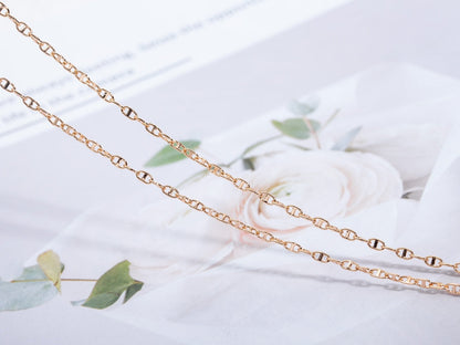 [Avelora]ECHAPPEE NECKLACE ROSE GOLD