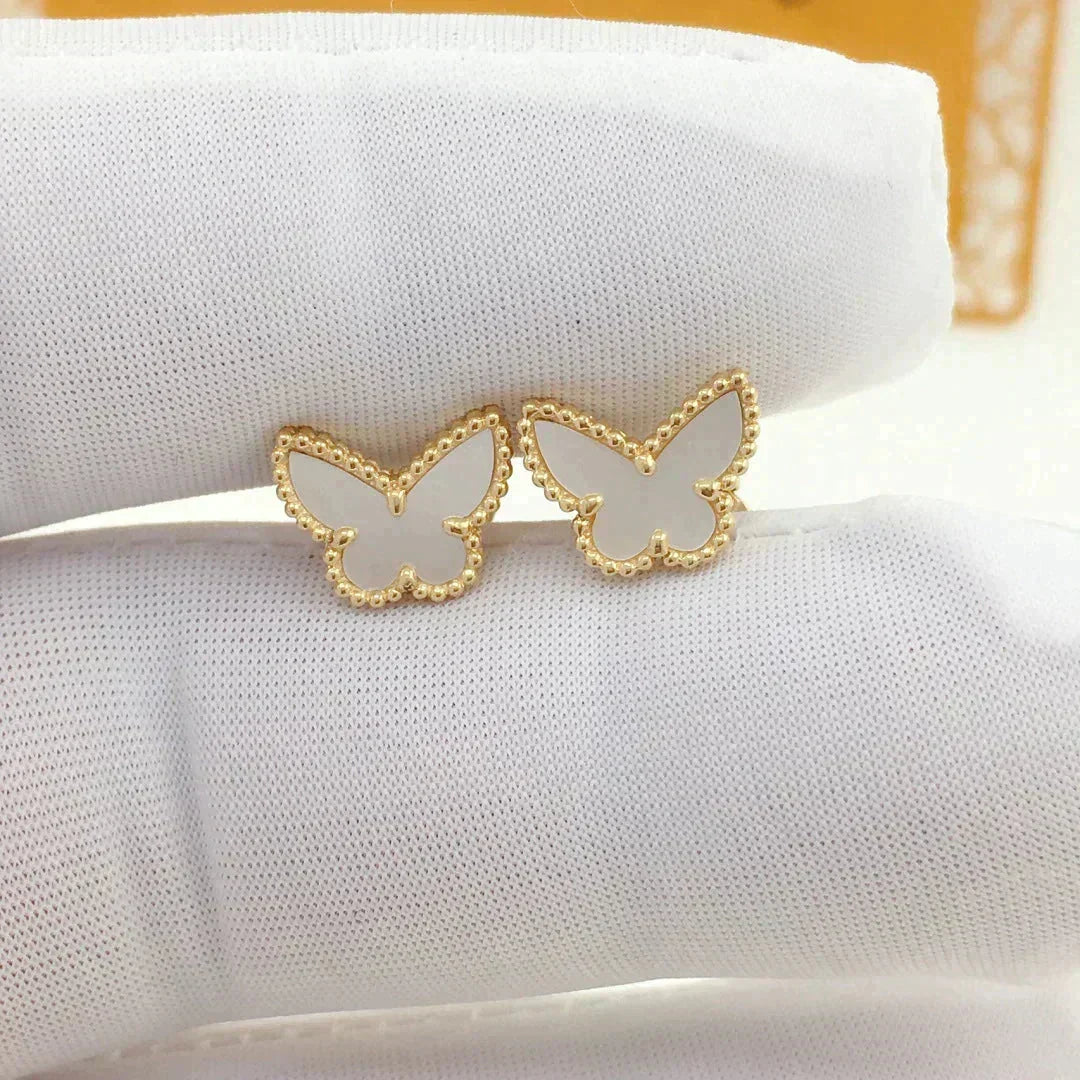 [Avelora Jewelry ]SWEET BUTTERFLY MOP EARSTUDS
