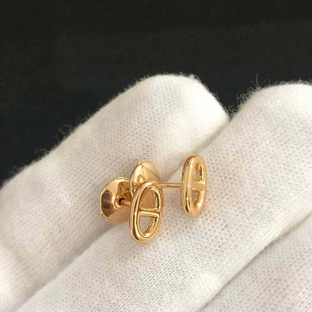[Avelora Jewelry ]CHAINE SMALL EARRINGS GOLD AND SILVER