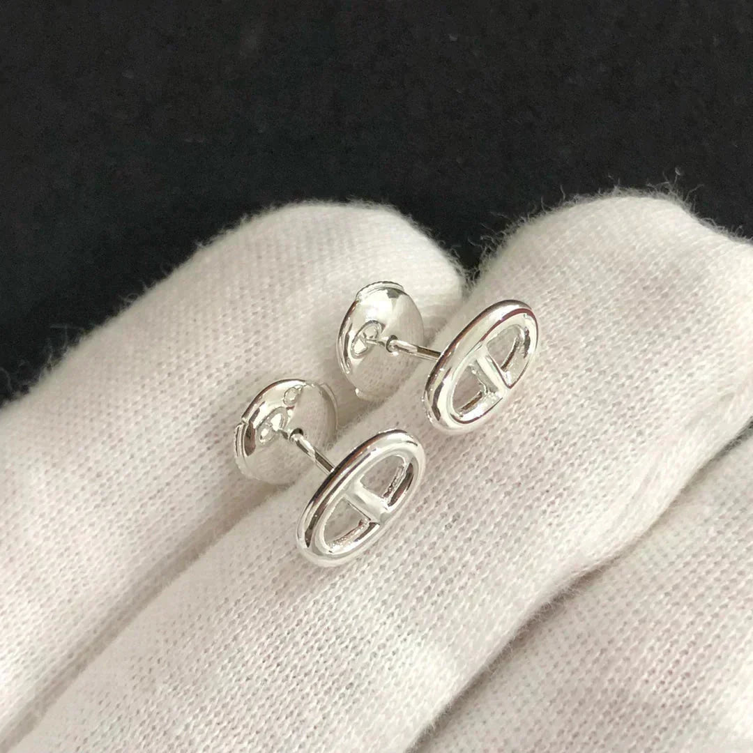 [Avelora]CHAINE SMALL EARRINGS GOLD AND SILVER