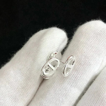 [Avelora]CHAINE SMALL EARRINGS GOLD AND SILVER