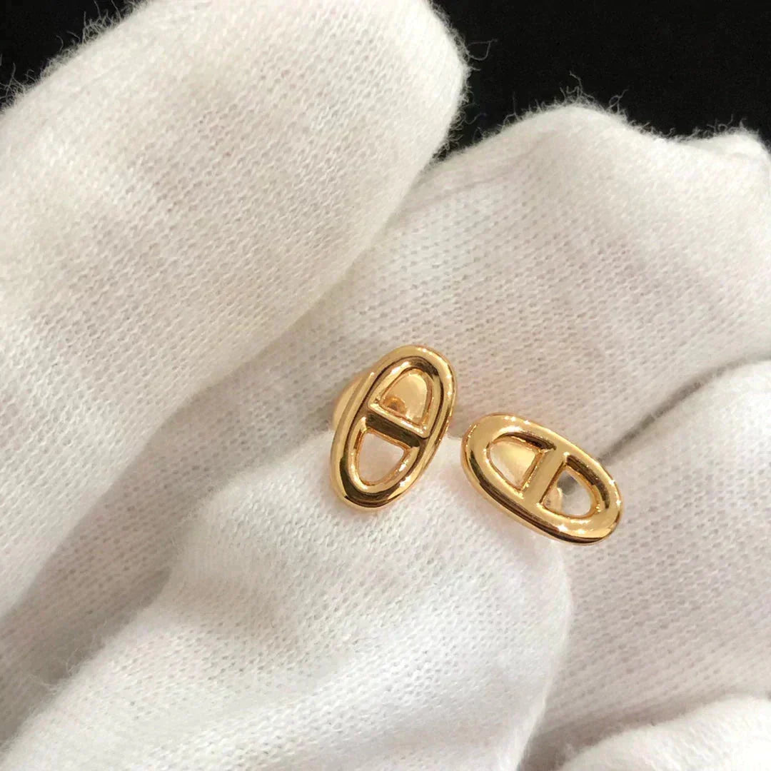 [Avelora]CHAINE SMALL EARRINGS GOLD AND SILVER
