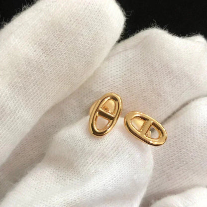 [Avelora]CHAINE SMALL EARRINGS GOLD AND SILVER