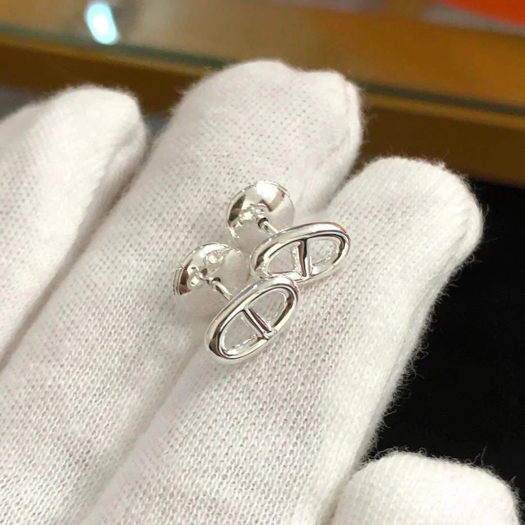 [Avelora Jewelry ]CHAINE SMALL EARRINGS GOLD AND SILVER
