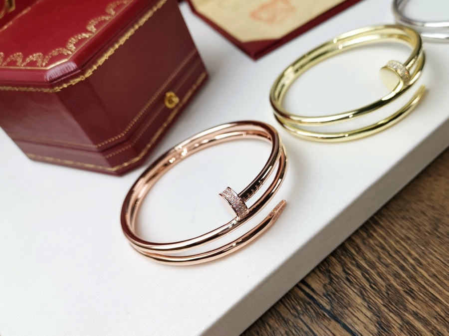 [Avelora Jewelry ]JUSTE BRACELET 3.5MM DOUBLE ROW DIAMOND