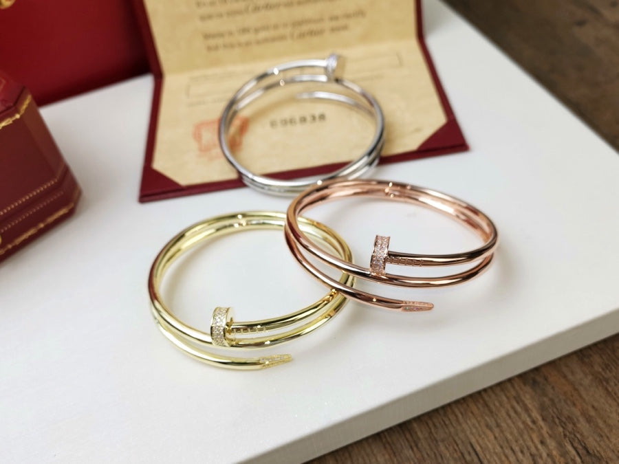 [Avelora Jewelry ]JUSTE BRACELET 3.5MM DOUBLE ROW DIAMOND