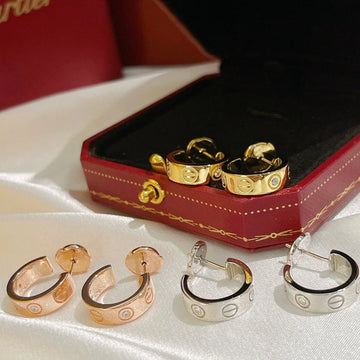 [Avelora Jewelry ]LOVE EARRINGS 5.7MM 2 DIAMONDS