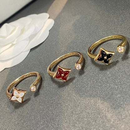 [Avelora]STAR 1 DIAMOND OPEN RING
