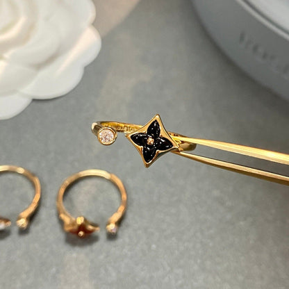 [Avelora]STAR 1 DIAMOND OPEN RING